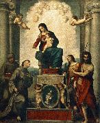 Antonio Cavallucci Madonna with St Francis USA oil painting artist